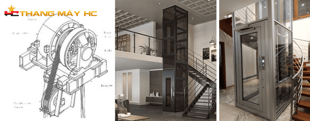 Cấu tạo động cơ thang máy