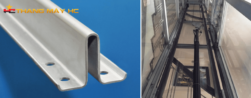 Cấu tạo ray thang máy