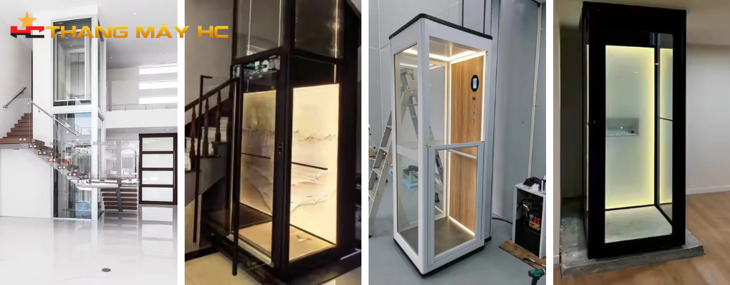 Các loại thang máy gia đình phổ biến